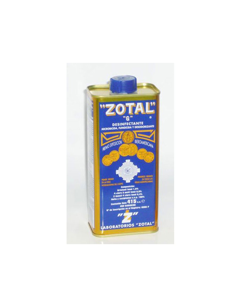 Zotal G. Desinfectante, fungicida y desodorizante. Uso ambiental