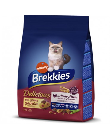BREKKIES CAT DELICIOUS CARNE