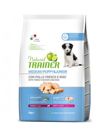 NATURAL TRAINER MEDIUM PUPPY POLLO
