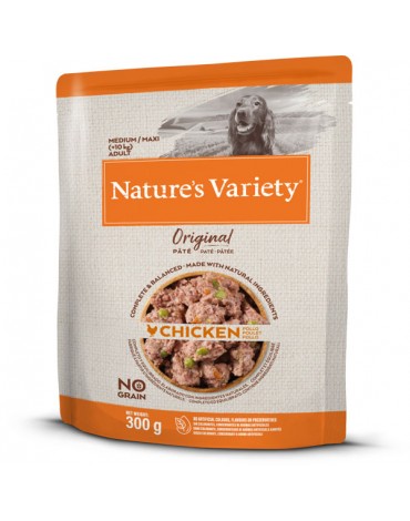 NATURE'S VARIETY ORIG. NO GRAIN PATE MEDIUM 300 GR