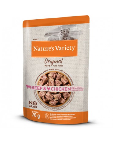 NATURE'S VARIETY ORIGINAL NO GRAIN PATE 70 GR.