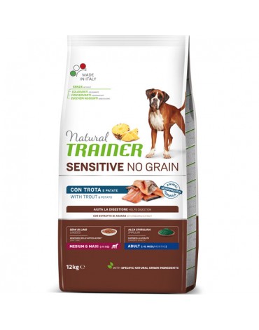 NATURAL TRAINER SENSITIVE NO GRAIN MEDIUM TRUCHA