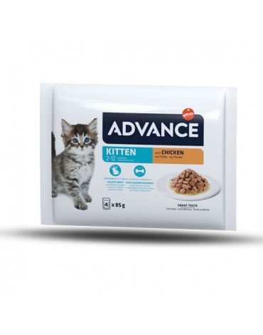 ADVANCE CAT WET KITTEN POLLO