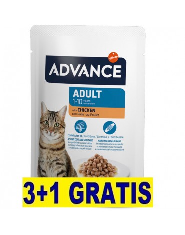 ADVANCE CAT WET ADULT CK 85 GR 3+1
