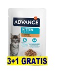 ADVANCE CAT WET KITTEN POLLO : ENVASE:12 UDS/CAJA, PESO:85 GR.