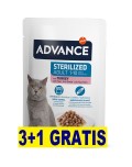 ADVANCE CAT WET STERILIZED PAVO : ENVASE:12 UDS/CAJA, PESO:85 GR.