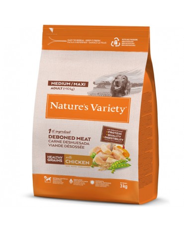 NATURE'S VARIETY HEALTHY GRAINS M/M ADULT CHICKEN