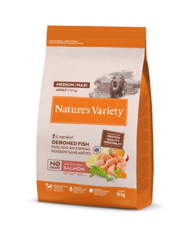 NATURE'S VARIETY NO GRAIN  M/M ADULT SALMON