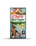 CHURU DOG MEAL TOPPER POLLO Y QUESO 4x14GR.