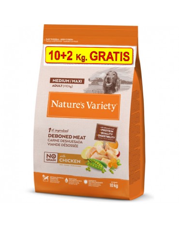NATURE'S VARIETY NO GRAIN  M/M ADULT CHICKEN