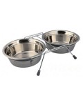 COMEDERO DOBLE INOX.