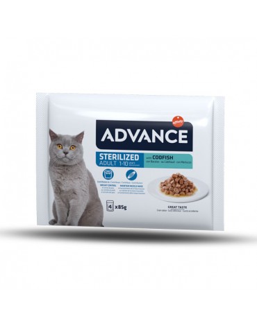 ADVANCE CAT WET STERILIZED BACALAO