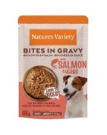 NATURE'S VARIETY WET BOCADITOS MINI : ENVASE:100 GR, SABOR:SALMON