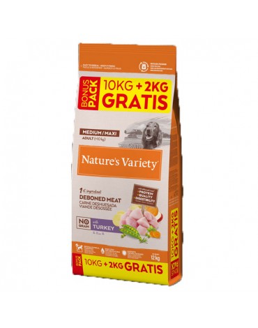 NATURE'S VARIETY NO GRAIN M/M ADULT TURKEY