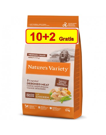 NATURE'S VARIETY HEALTHY GRAINS M/M ADULT CHICKEN