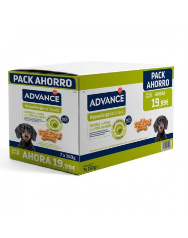 ADVANCE SNACK HYPOALLERGENIC 150 GR PROMO PACK