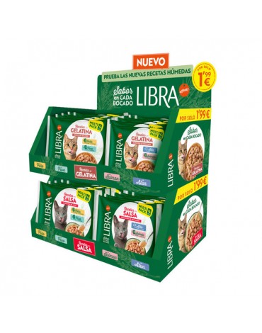 DISPLAY LIBRA CAT WET SOBREMESA 28 UDS.
