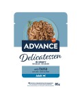 ADVANCE CAT WET DELICATESSEN 85 GR. : ENVASE:24 UNIDADES, SABOR:ATUN