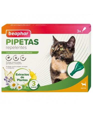 PIPETAS REPELENTES GATO 3 PIP. BEAPHAR