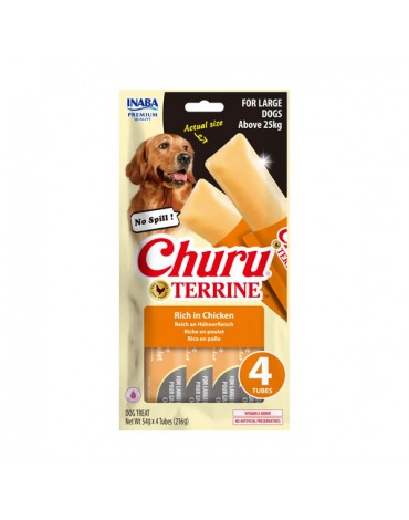 CHURU DOG TERRINE LARGE 4 X 54 GR.