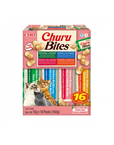 CHURU CAT BITES VARIEDADES 16X10GR.