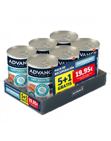 AVD DOG WET GASTRO MED/MAX 400GR PROMO 5+1