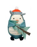 PELUCHE PINGÜINO VERDE 16CM